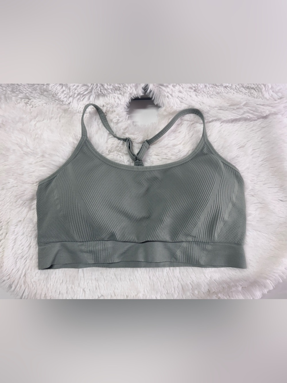 Avia Women's Low Support Seamless Textured Cami Sports Bra